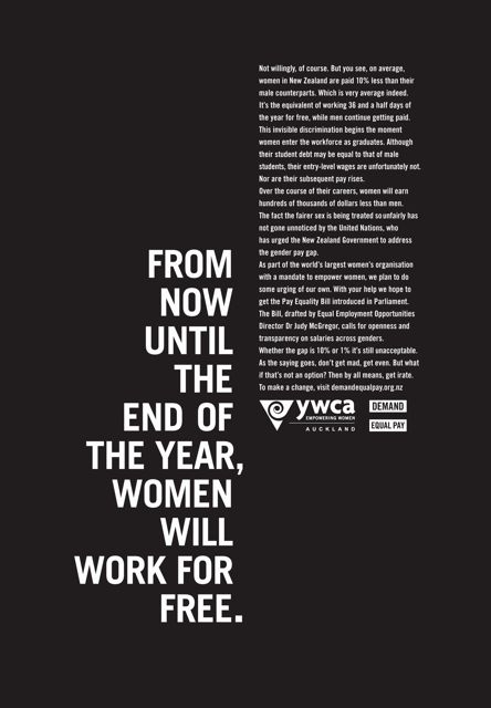 Winner 2013 Newspaper Ad of the year Demand Equal Pay_Free.jpg