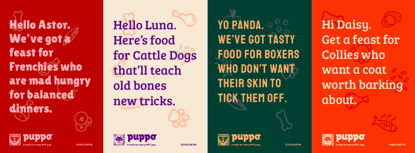 Puppo creates ads for every dog in New York City in newly launched campaign via Colenso BBDO