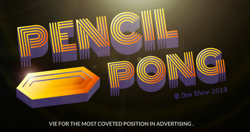 Toronto agency Zulu Alpha Kilo launches Pencil Pong to conclude The One Show Awards campaign
