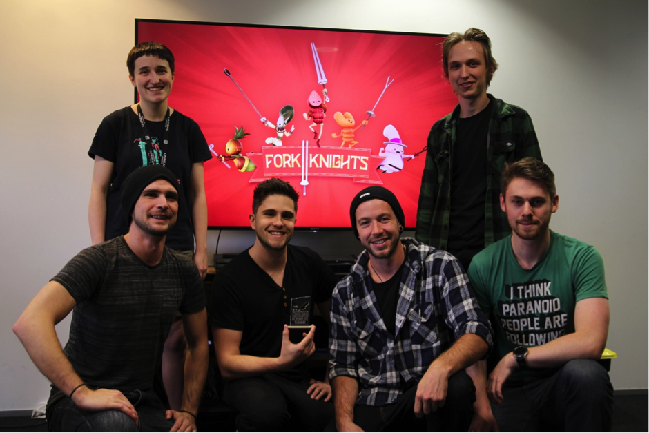 Media Design School Students’ ‘Fork Knight’ wins Student Game Of the Year at Chromacon 2019