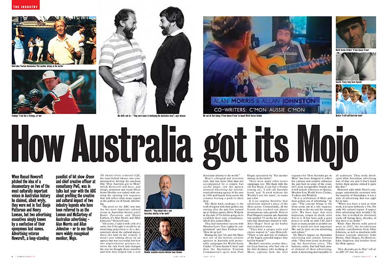 Heckler brings latest Campaign Brief ‘How Australia got its Mojo’ magazine cover to life