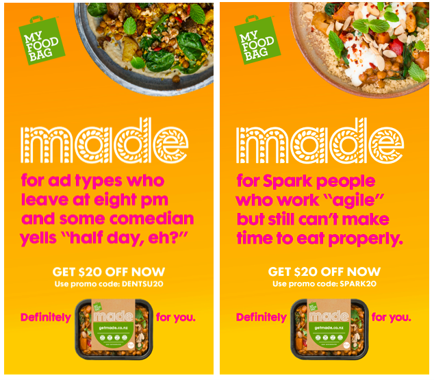 My Food Bag launches targeted ads to promote ‘MADE’ range via Saatchi & Saatchi and Zenith