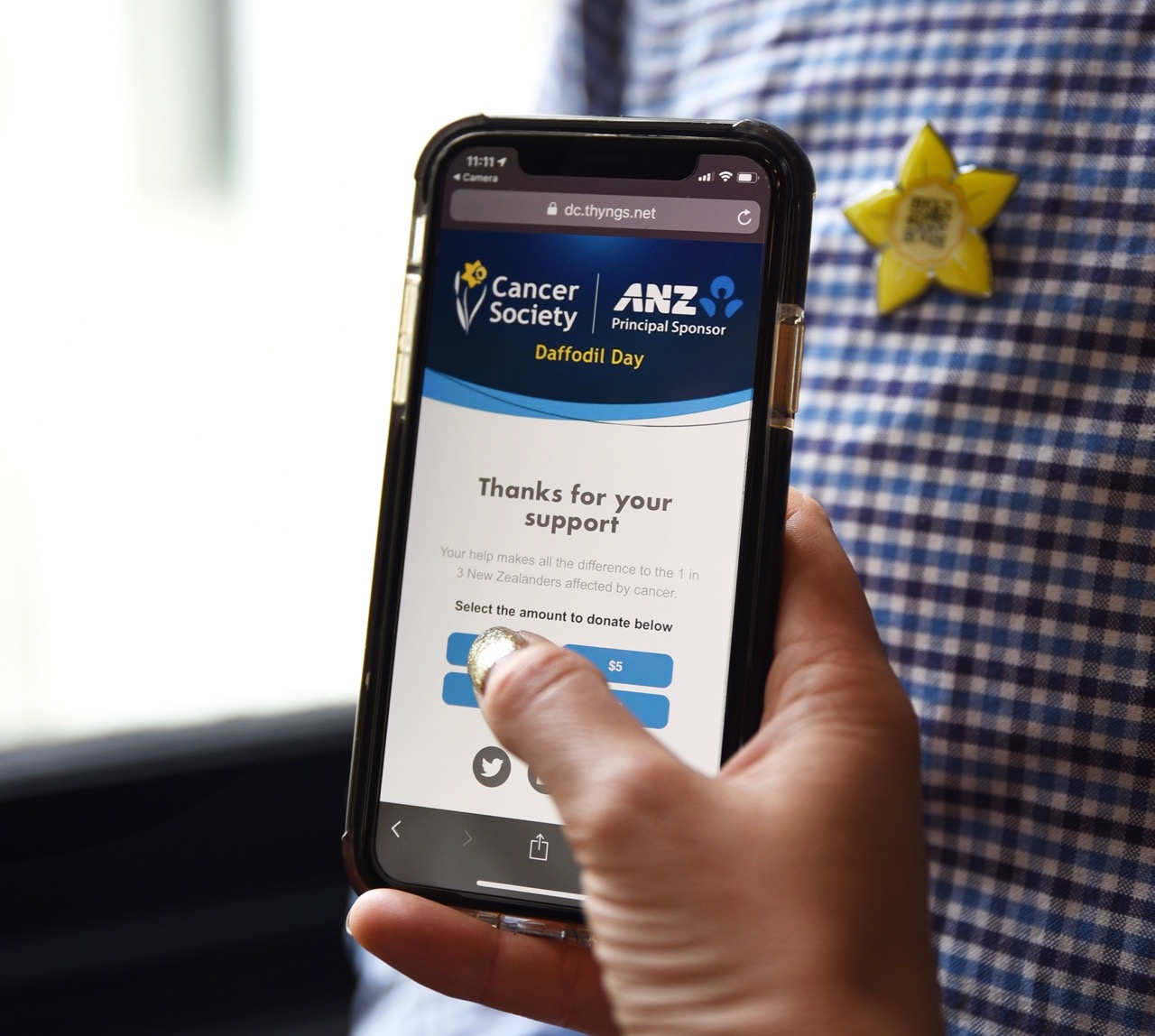 ANZ revolutionises donating for Cancer Society’s Daffodil Day with new innovation via TBWA\NZ