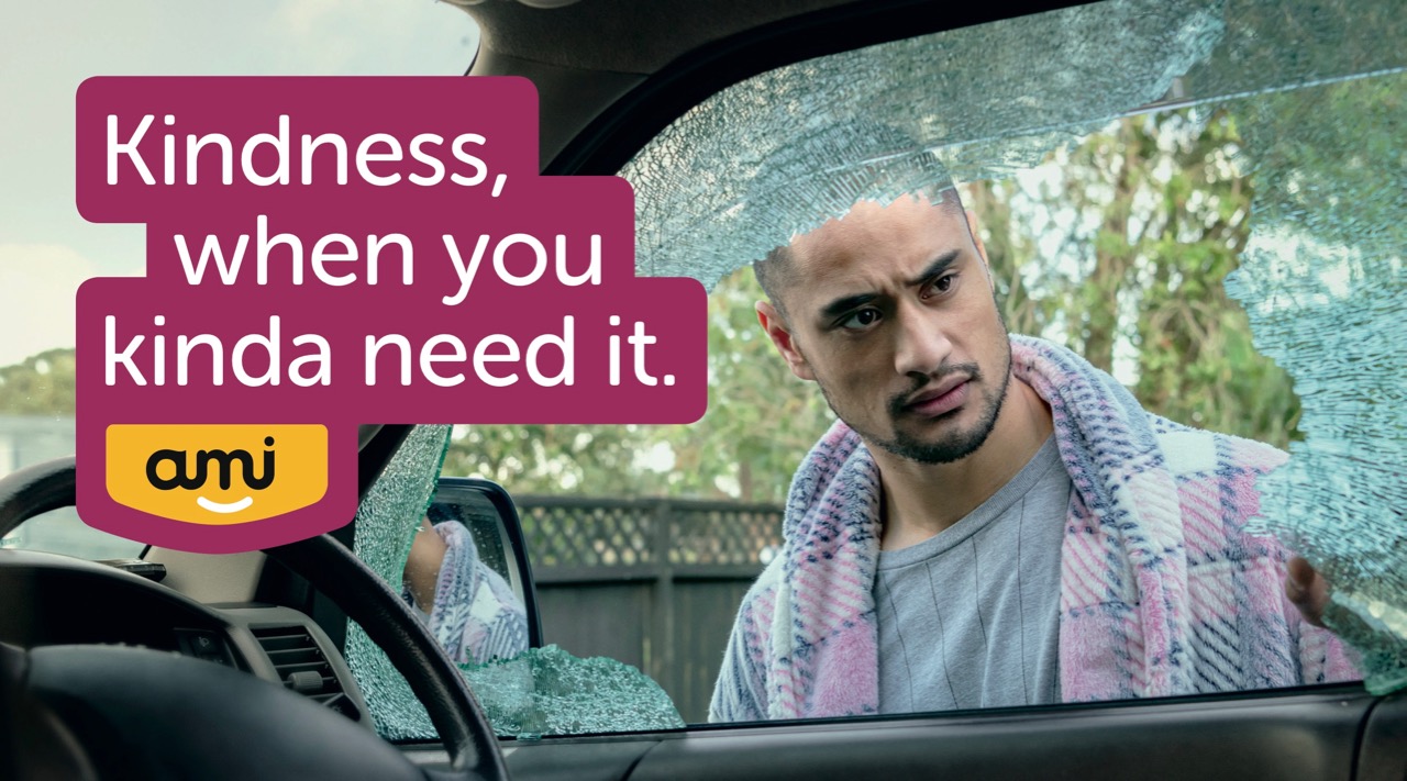 Kindness makes a difference in AMI Insurance’s latest brand platform via Colenso BBDO, NZ