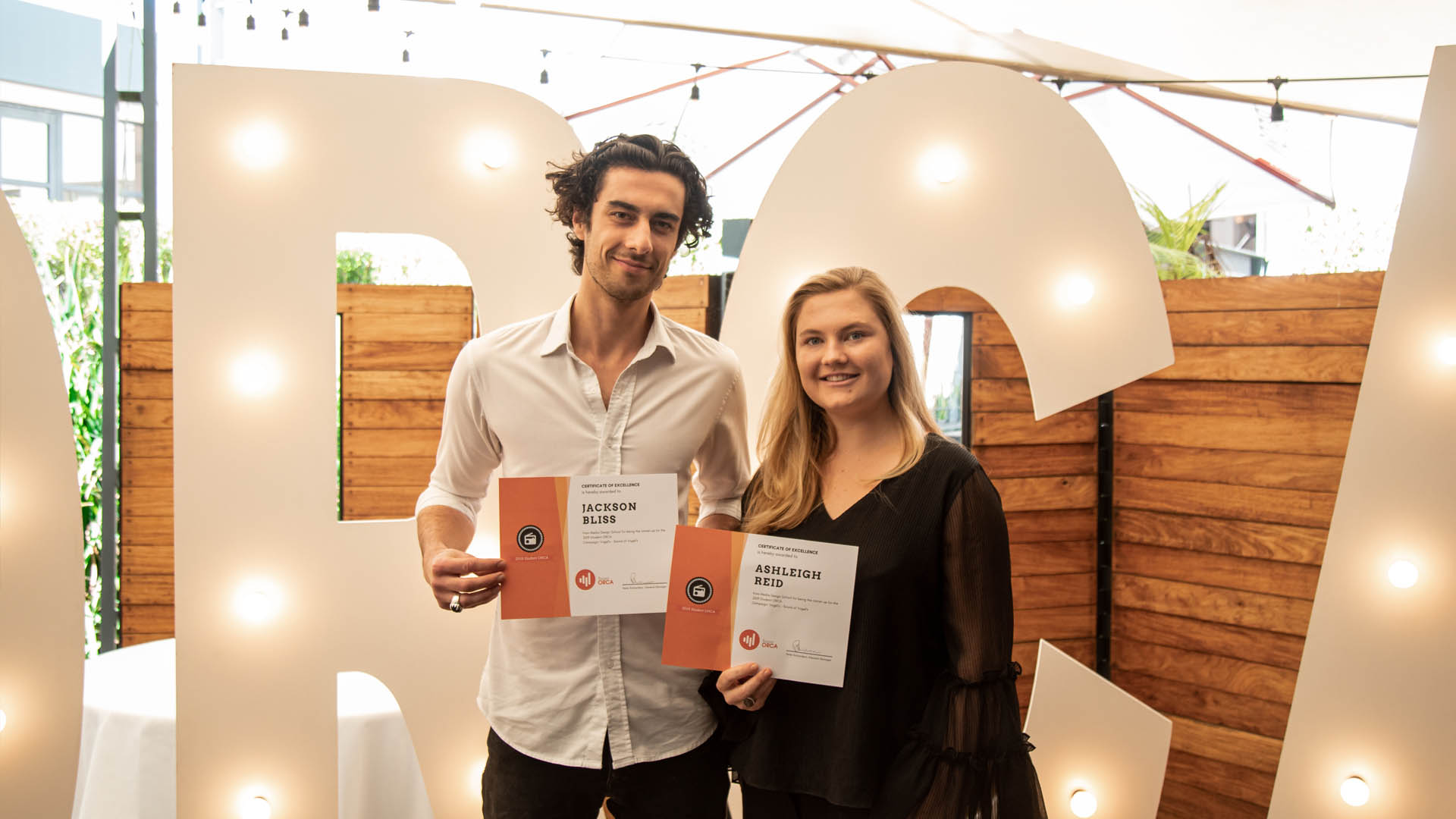 Media Design School’s Maraea Walker and Max Barrow named winners of TRB Student ORCA
