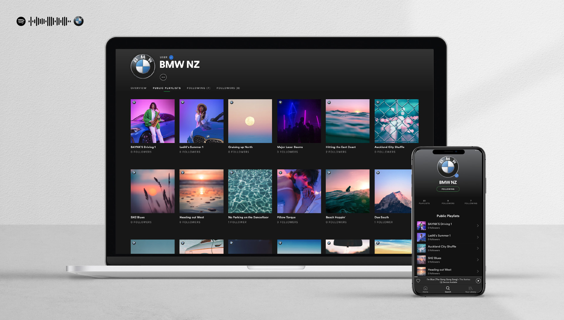 BMW collab with Spotify, Ladi6 + BAYNK to unlock summer driving music for Kiwis via Colenso BBDO