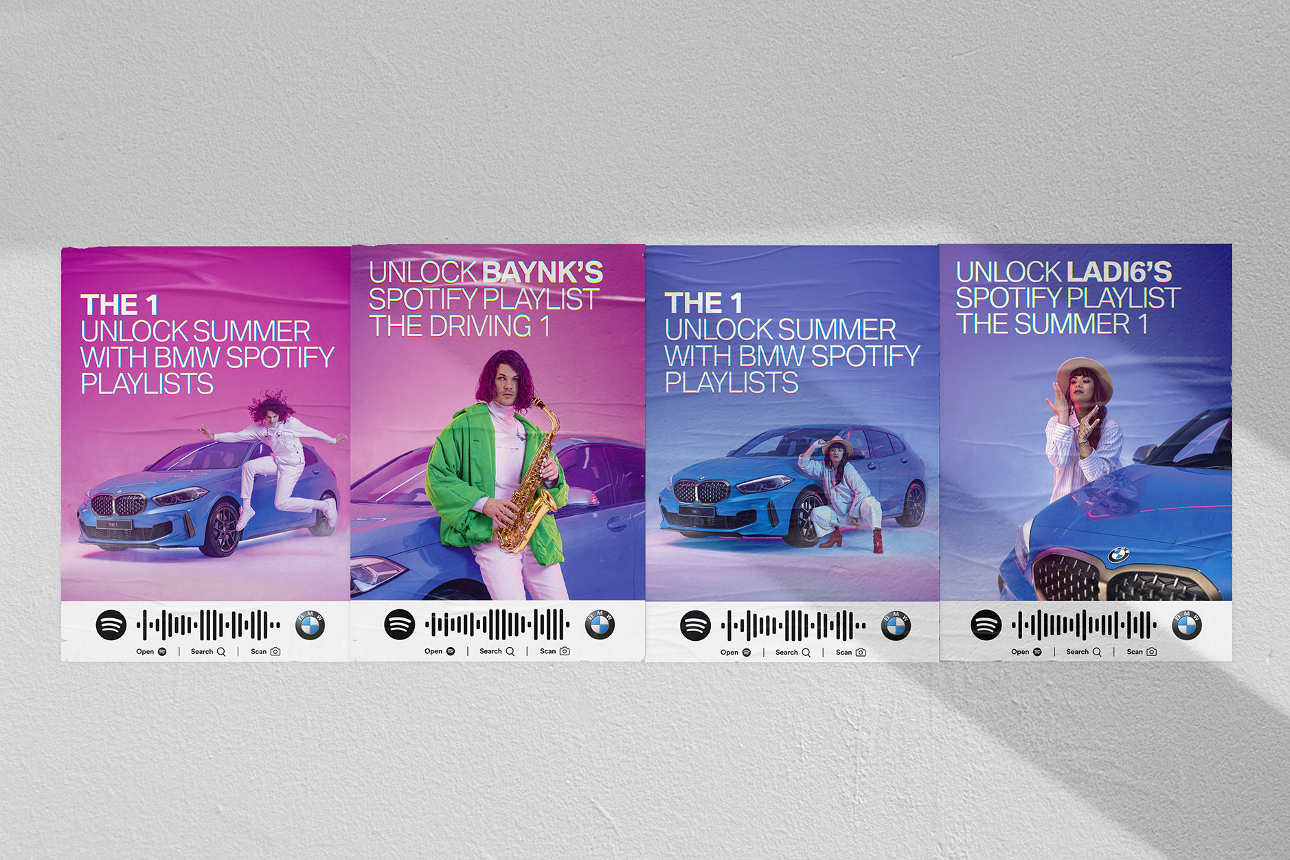 BMW collab with Spotify, Ladi6 + BAYNK to unlock summer driving music for Kiwis via Colenso BBDO