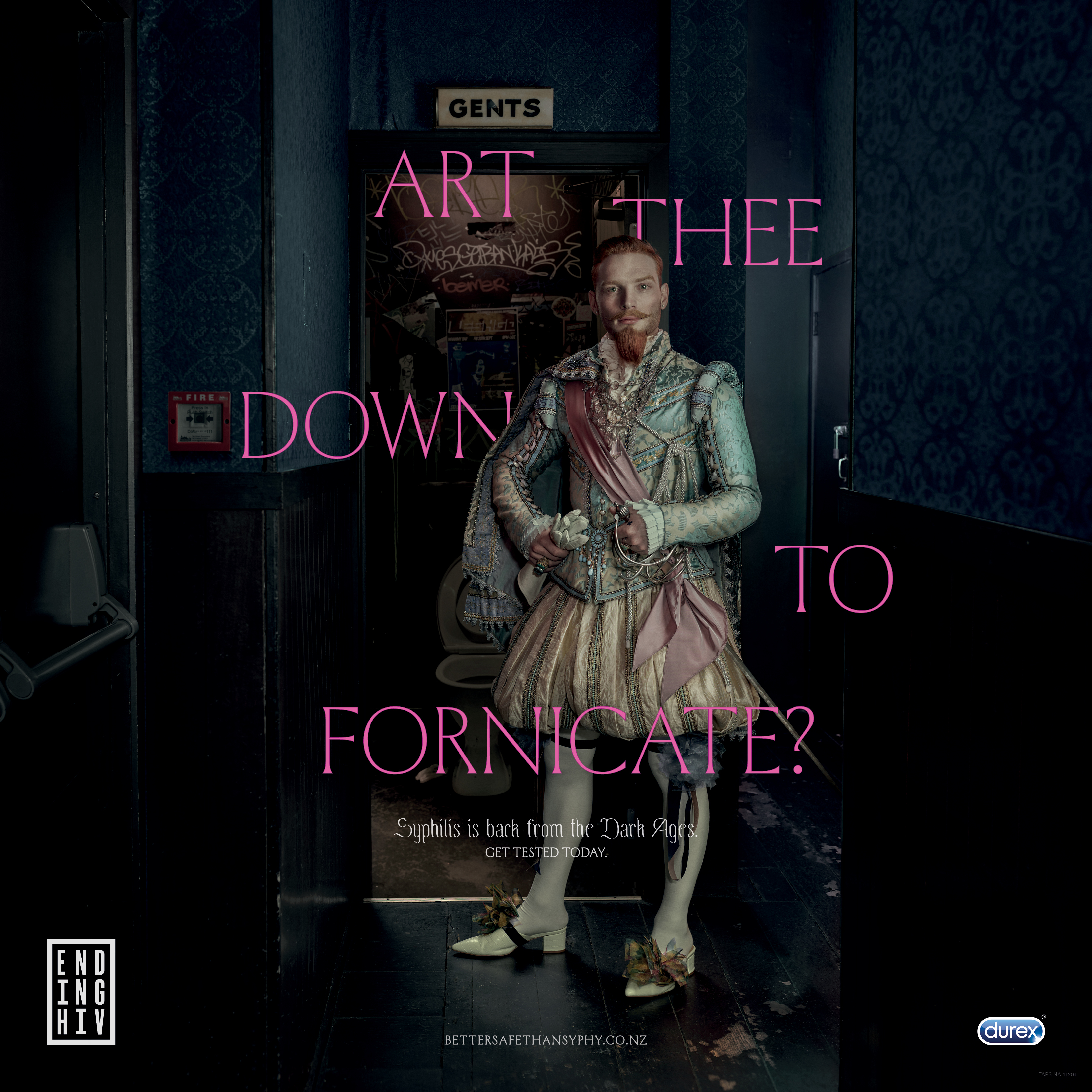NZ Aids Foundation and Durex ask “Art thee down to fornicate?” in latest campaign via FCB NZ