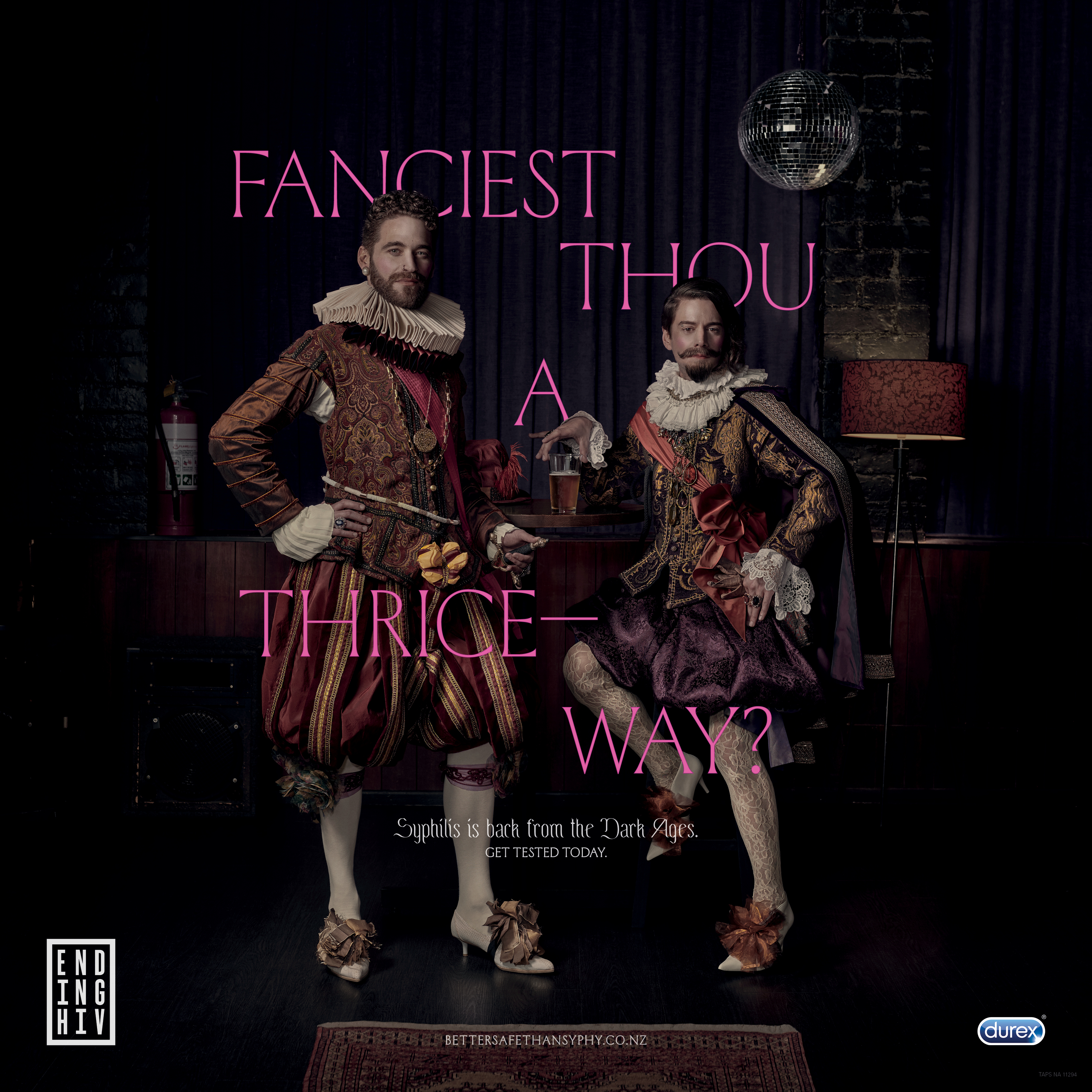 NZ Aids Foundation and Durex ask “Art thee down to fornicate?” in latest campaign via FCB NZ