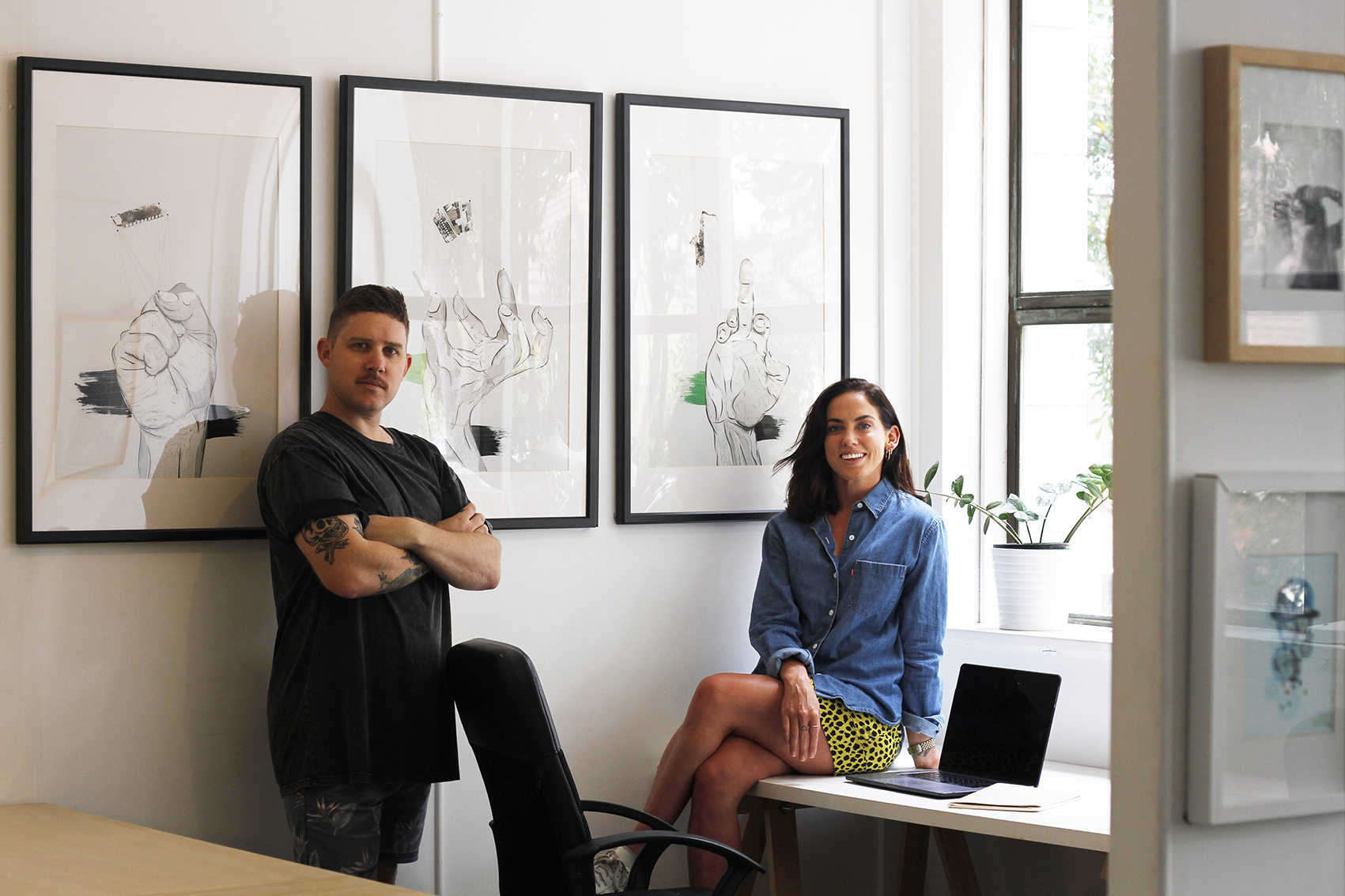 Abel and open for business: Nicole Hetherington and Simon Fowler officially launch creative consultancy