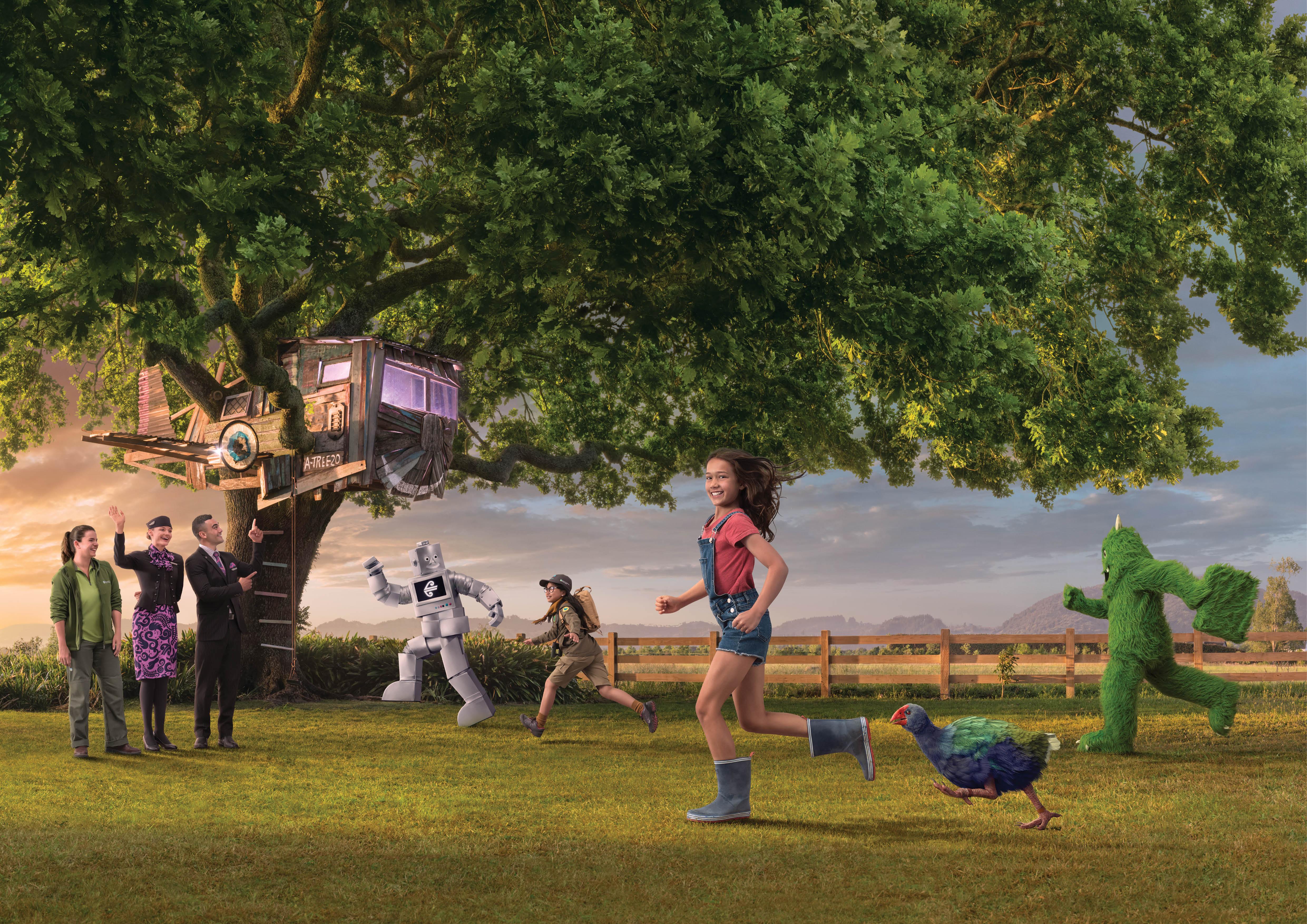 Air New Zealand takes native birds under its wing in new safety video via Pitchblack Partners
