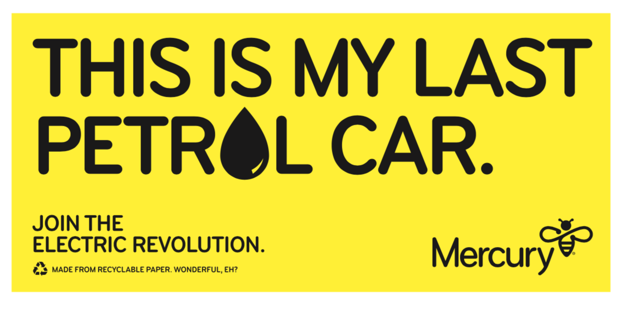 Mercury calls on Kiwis to kiss oil goodbye and join the electric revolution in latest brand campaign via FCB NZ