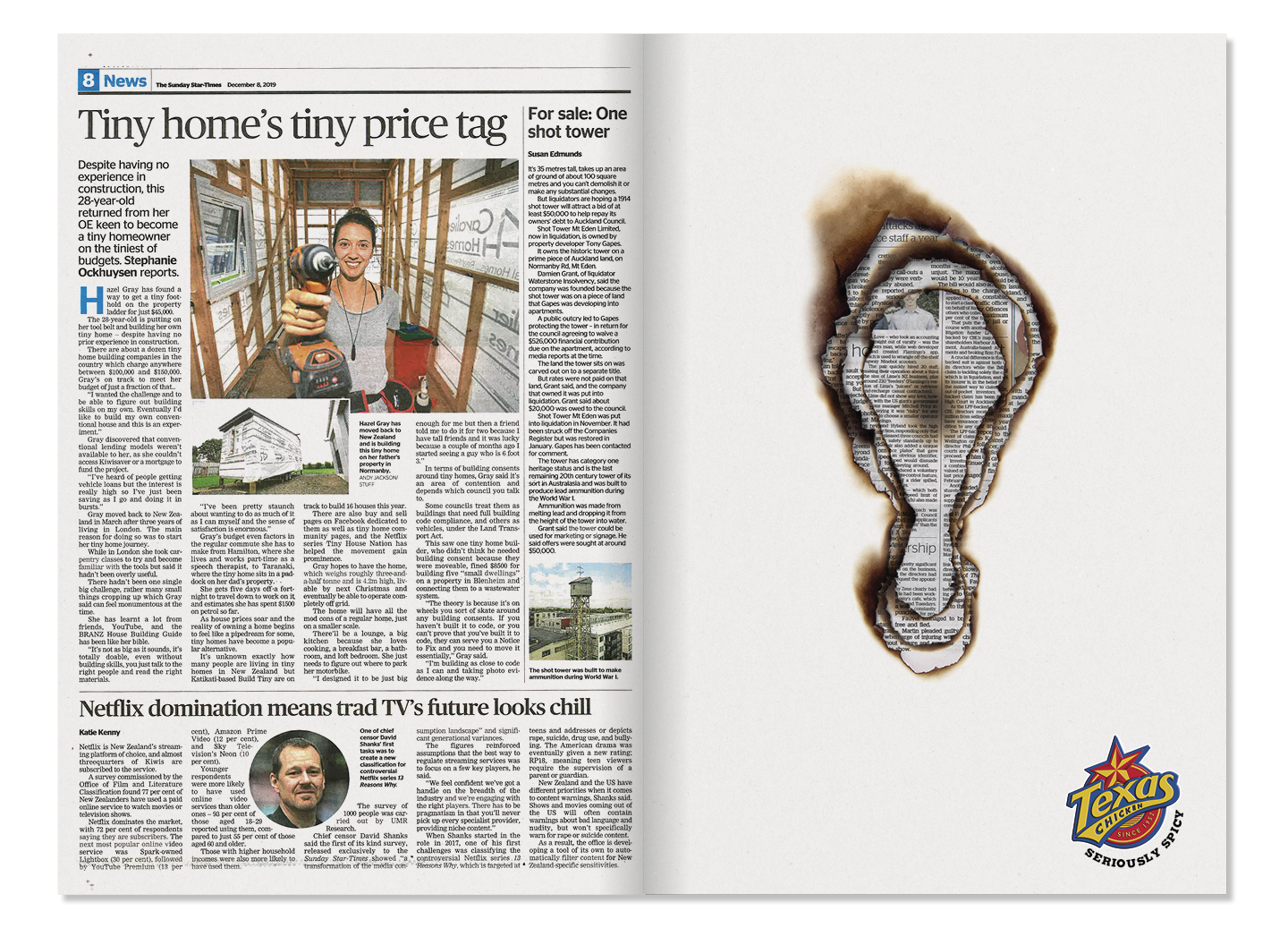 Sir John Hegarty awards top prize to Rainger & Rolfe + Texas Chicken in Stuff Paper Planes comp