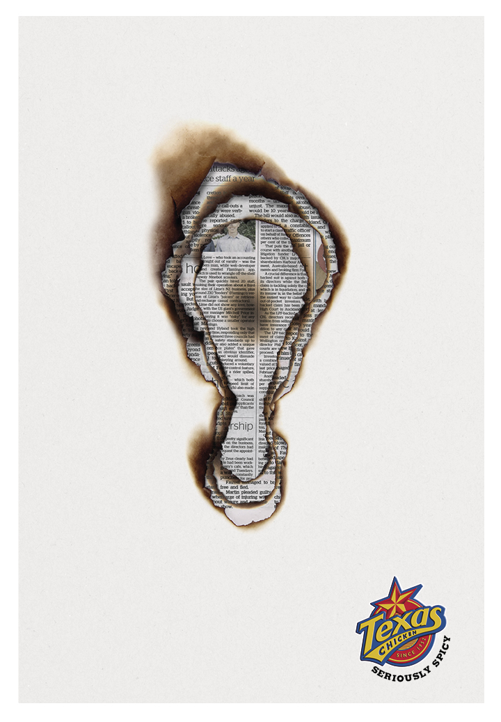 Sir John Hegarty awards top prize to Rainger & Rolfe + Texas Chicken in Stuff Paper Planes comp