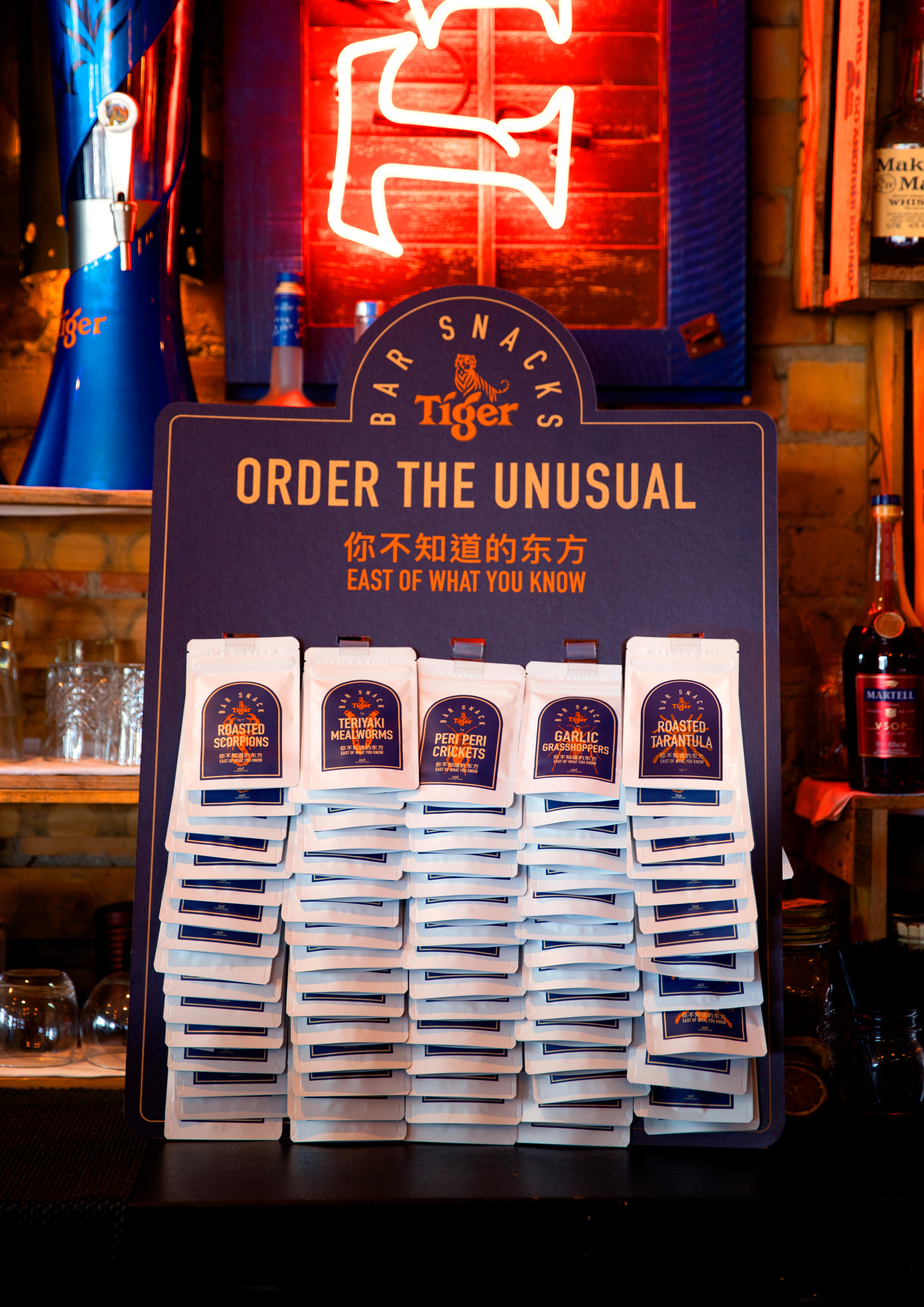 Tiger + Colenso BBDO Easternise the Western bar snack in new ‘East of what you know’ platform