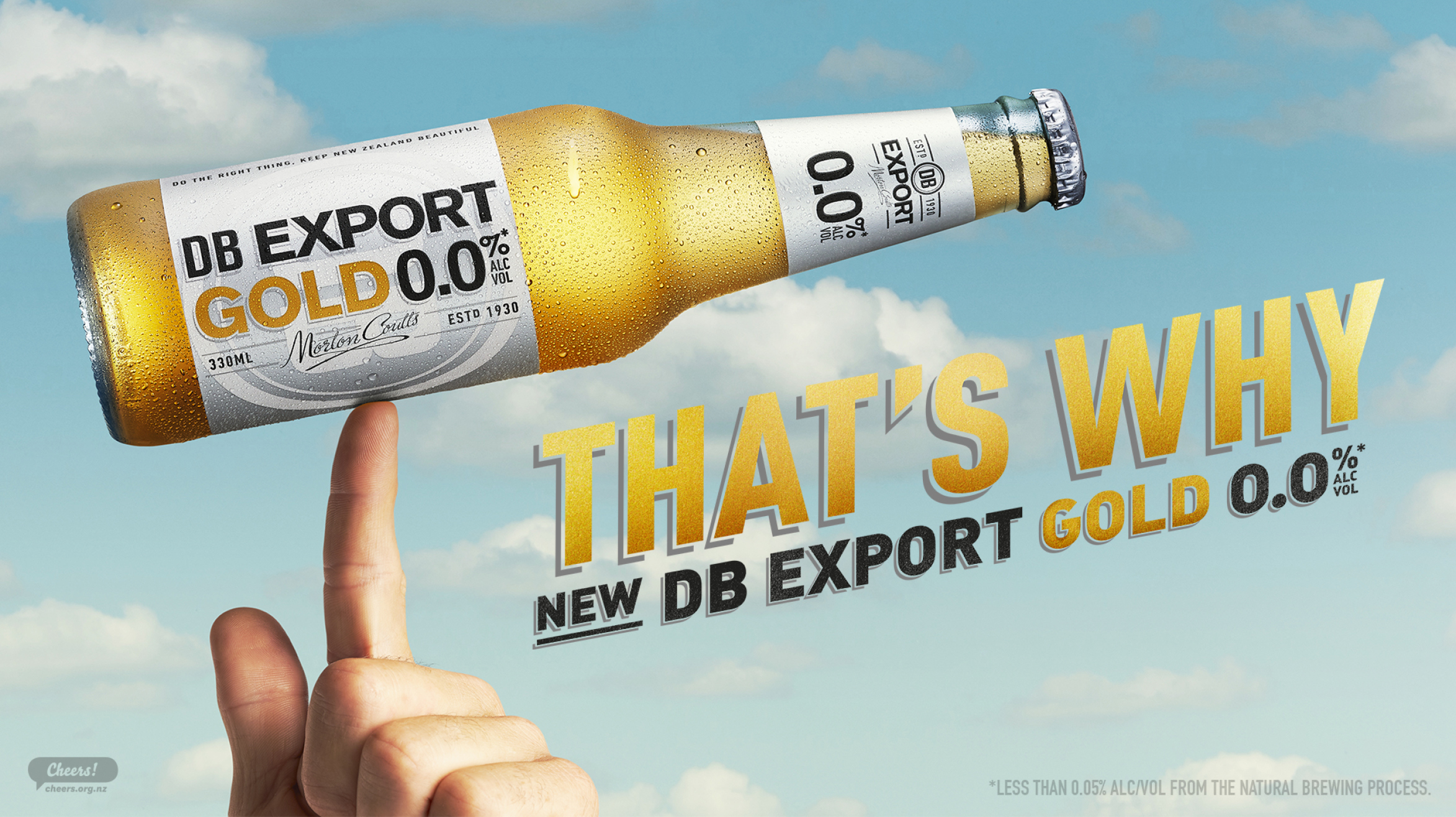 DB Export launches amusing summer campaign for new GOLD 0.0% beer via Colenso BBDO