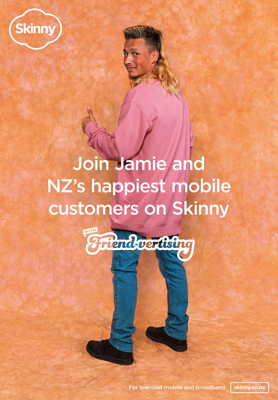 Skinny attempts to reach the whole country with an ad featuring someone they know in new Friend-vertising campaign via Colenso BBDO