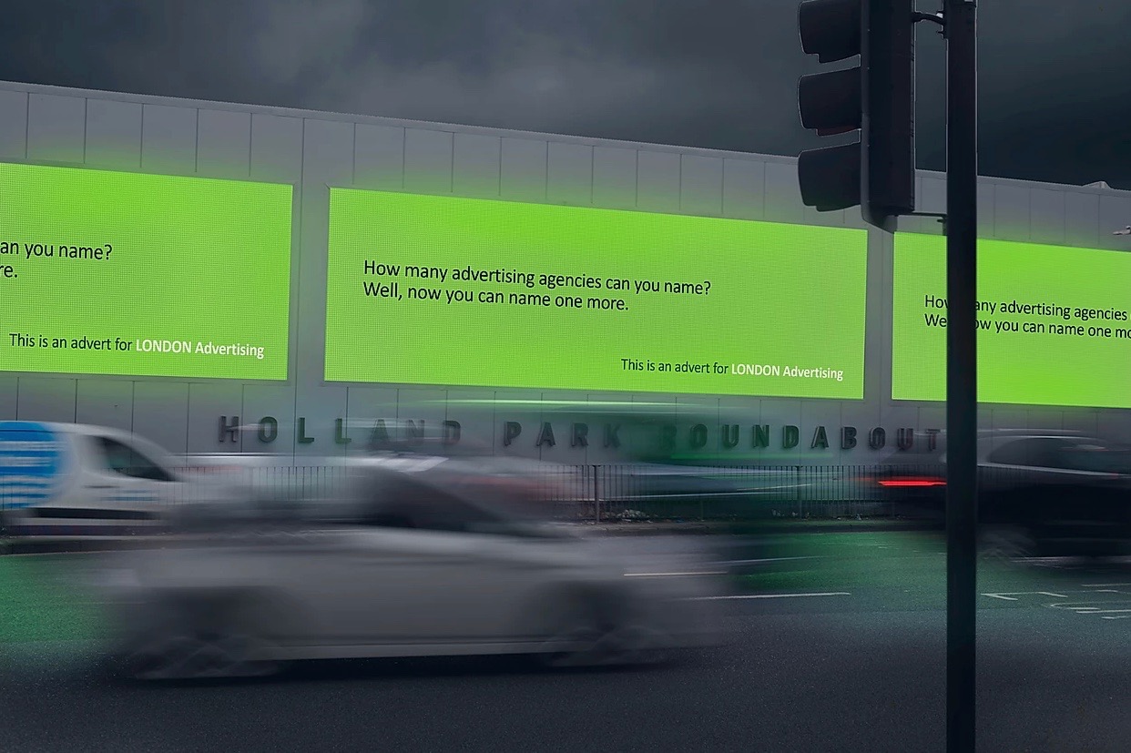 London Advertising unveils major campaign with Helen Mirren + Liam Neeson the day after lock-down ends for a highly unusual client – itself