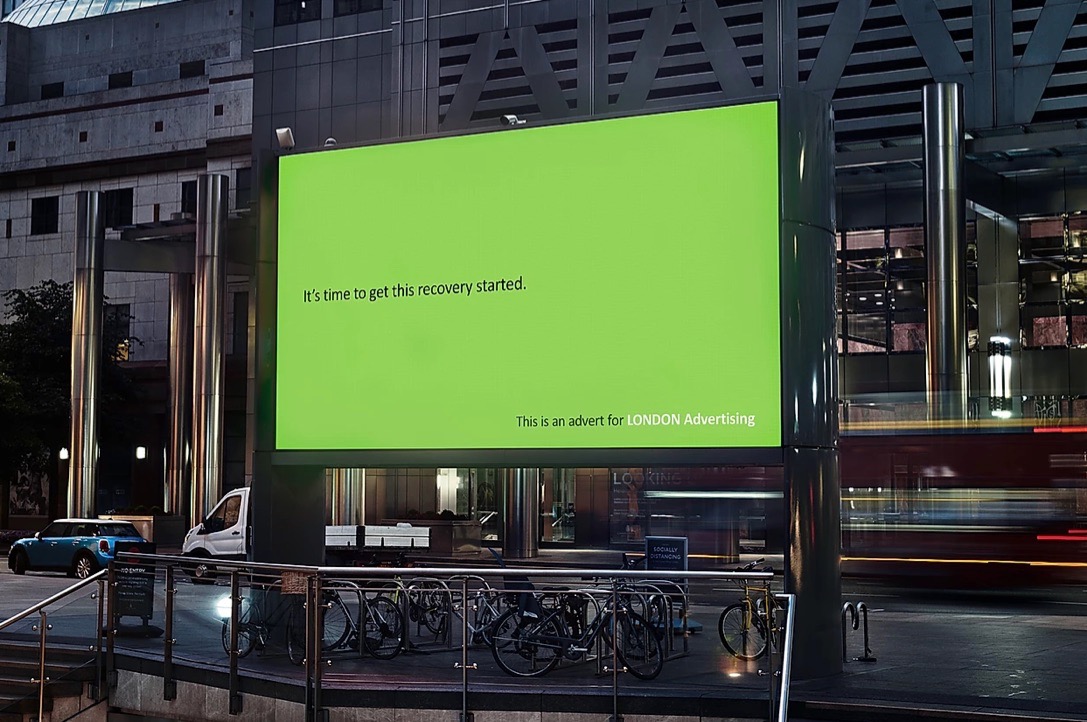 London Advertising unveils major campaign with Helen Mirren + Liam Neeson the day after lock-down ends for a highly unusual client – itself