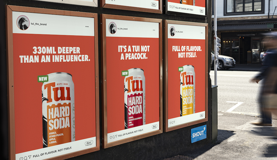 Tui’s new Hard Soda wants Kiwis to be influenced by taste, not influencers in campaign via Colenso