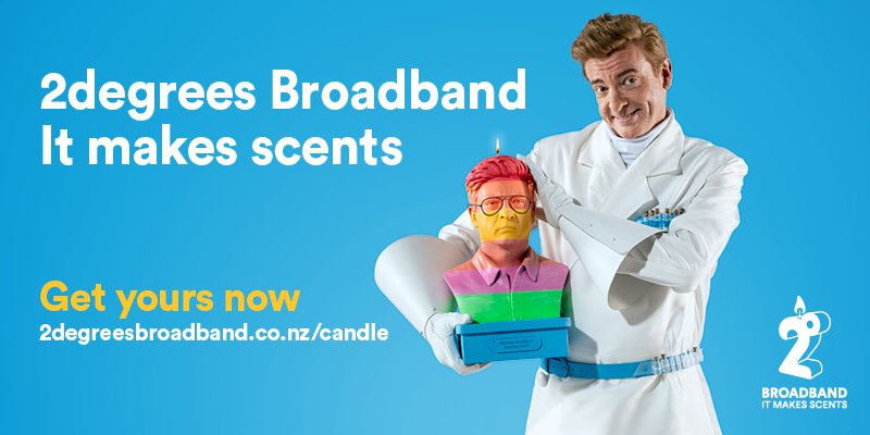 2degrees brings Rhys Darby back to prove it has the best Broadband in new campaign via TBWA\NZ