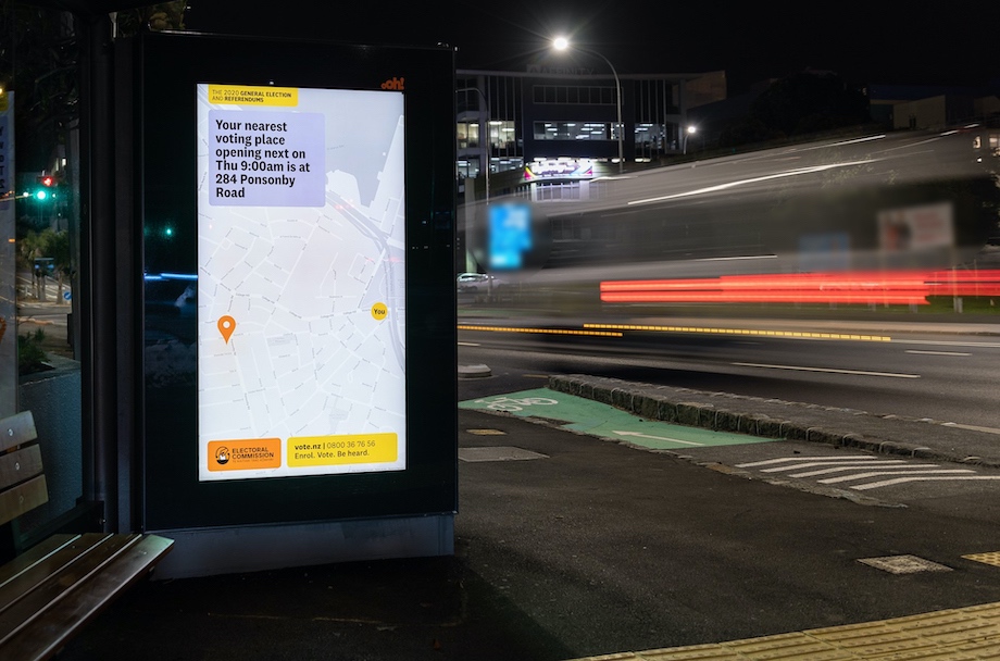The NZ Electoral Commission launches dynamic OOH campaign via FCB New Zealand