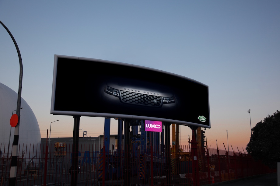 Land Rover turns the lights on in new digital billboard campaign via Hello and LUMO