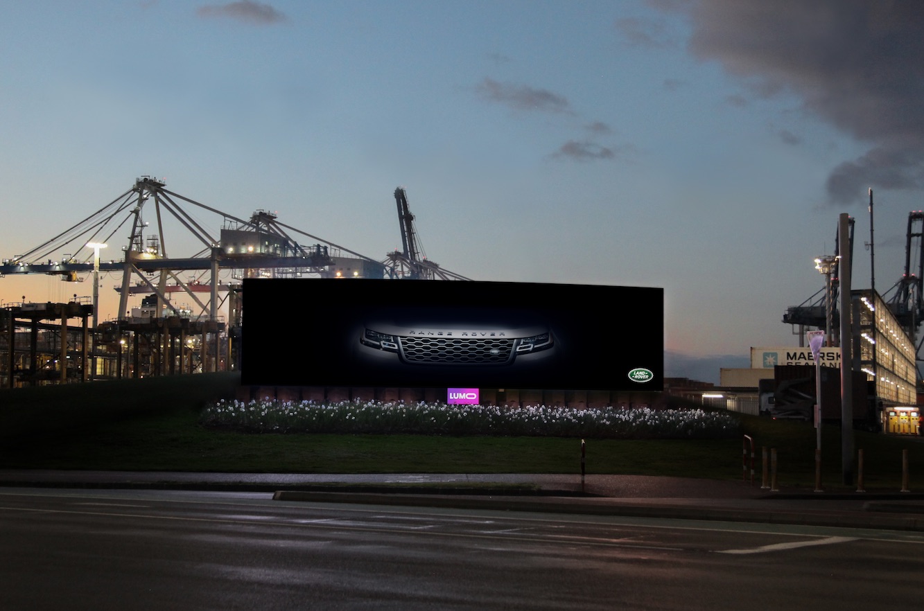 Land Rover turns the lights on in new digital billboard campaign via Hello and LUMO