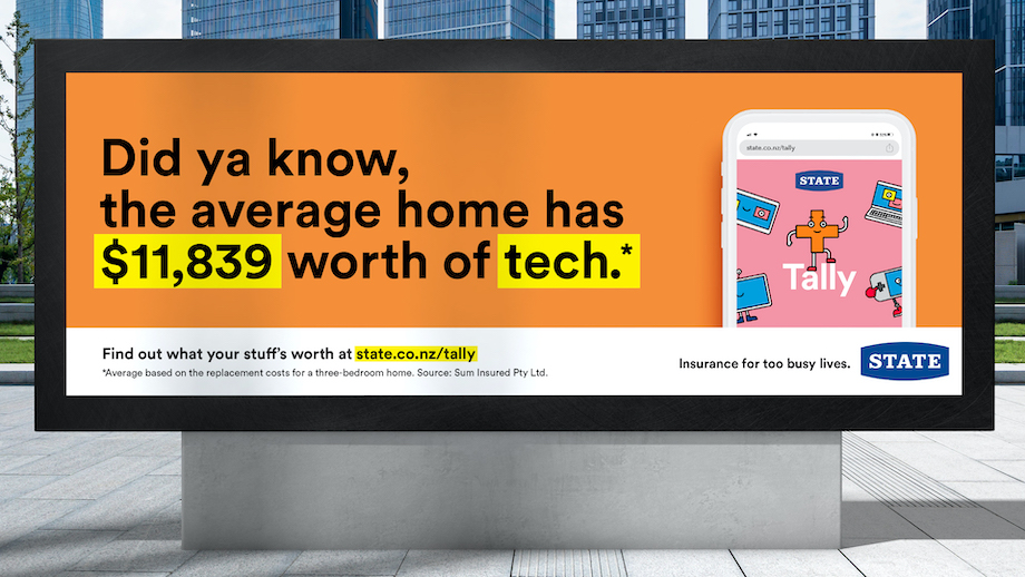 Are your clothes worth more than your car? Find out with State’s fun, visual calculator ‘Tally’ via Colenso BBDO