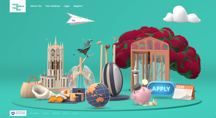 University of Auckland launches new Virtual Experience For Prospective Students via Method