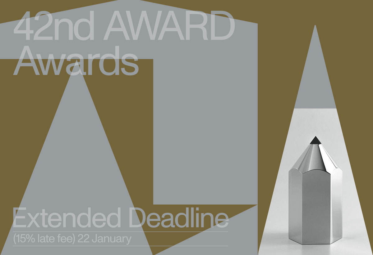 42nd AWARD Awards extends entry deadline to Friday 22 January (15% late fee applies)