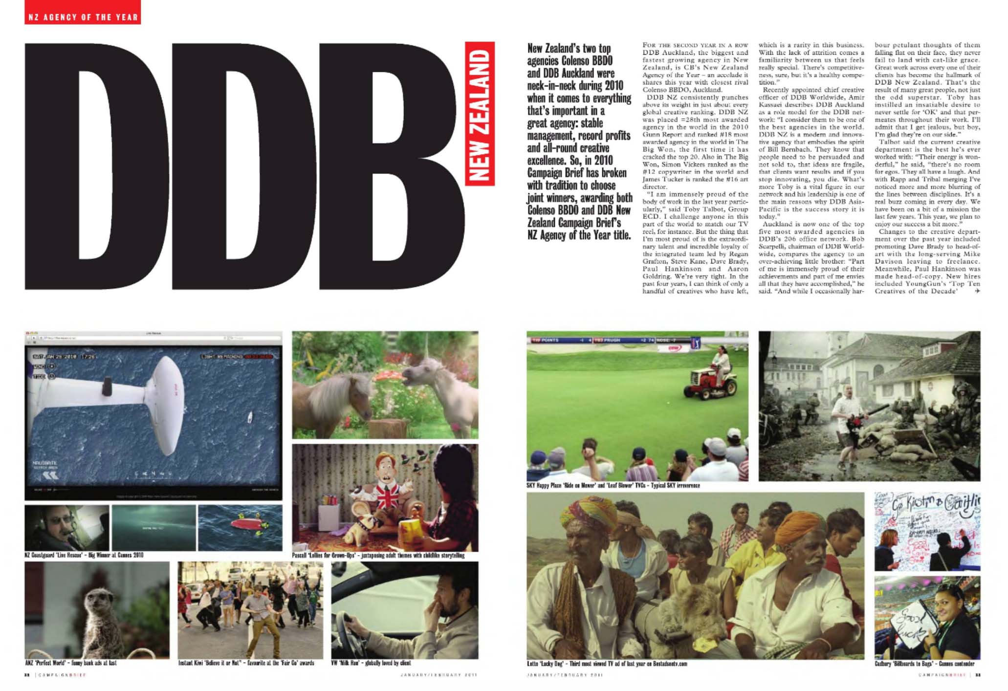 Campaign Brief New Zealand Advertising Agency of the Decade: Who were the top contenders?