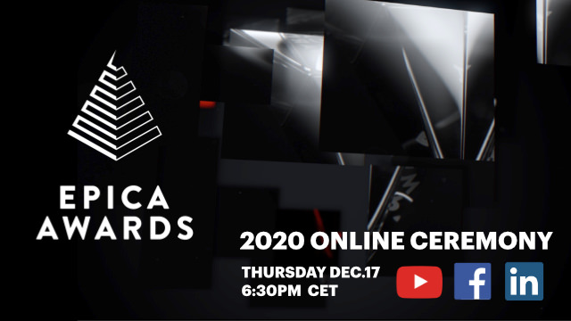 Epica Awards announces live ceremony set for 6:30pm CET, next Thursday, December 17