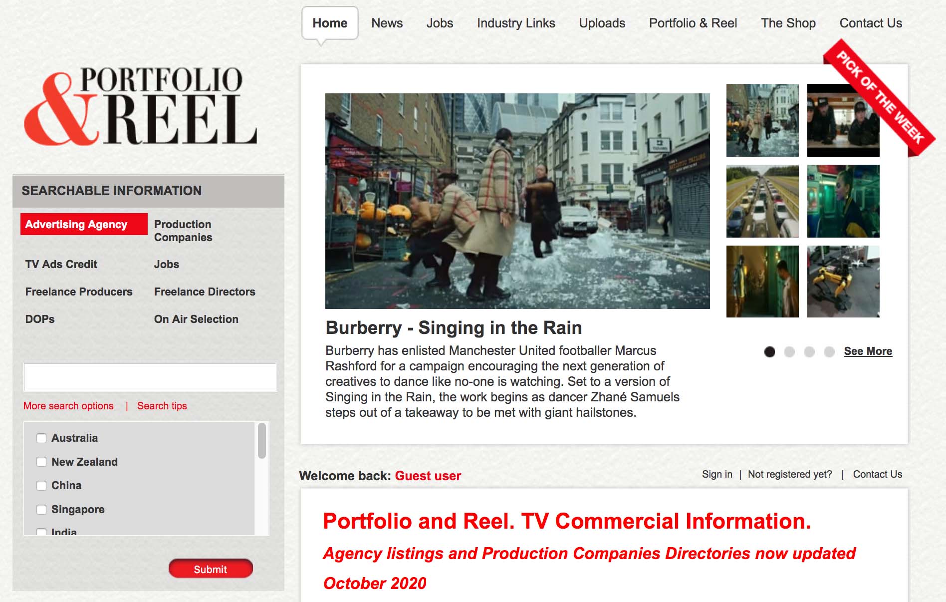 Who’s where? Portfolio & Reel offers latest Ad Agency and Production Company lists for NZ and Australia