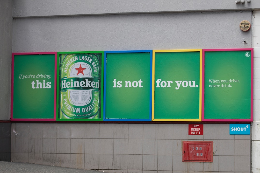 Heineken asks Kiwis not to drink Heineken in anti drink-driving campaign via Saatchi & Saatchi
