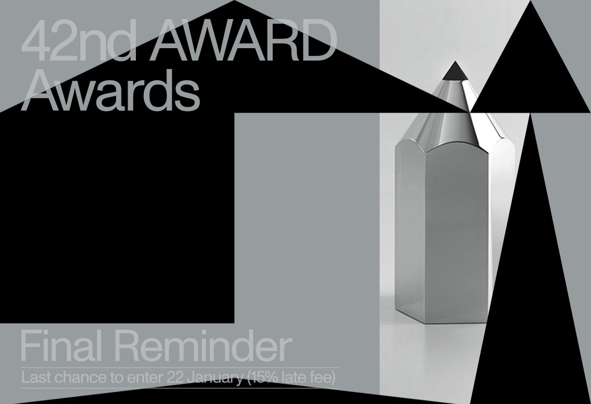 Final chance to enter 42nd AWARD Awards: Deadline today Friday 22 January, midnight AEST