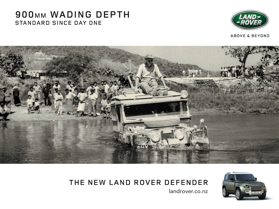 Land Rover NZ celebrates the legacy of the Land Rover Defender’s capability in new work via True