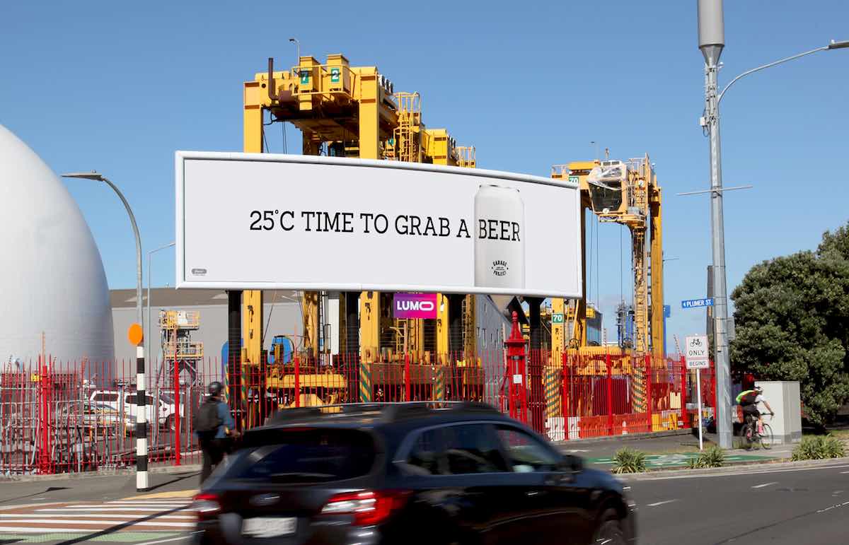Garage Project owns beer o’clock in latest digital billboard campaign via Hello