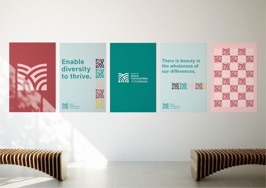 Motion Sickness designs brand for The Ministry for Ethnic Communities