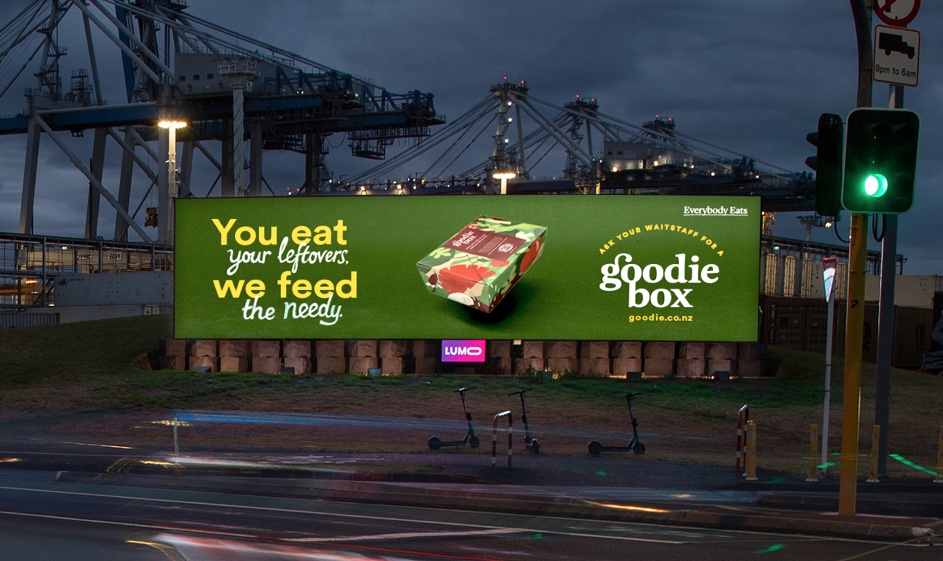 Everybody Eats and DDB NZ launch the Goodie Box – the doggy bag that feeds you, and the hungry