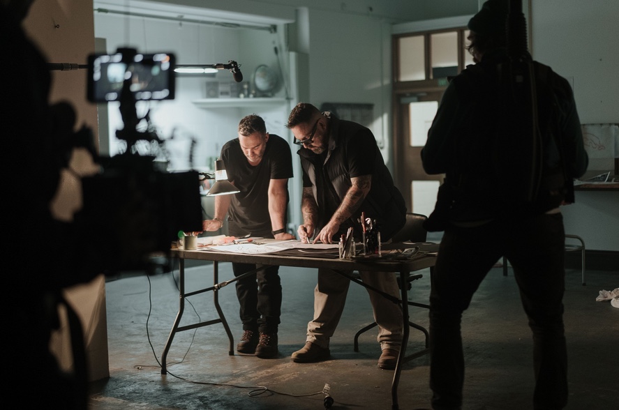 Fish&Clips’ Jeff Wood lights up the night in the latest campaign for Jaguar New Zealand