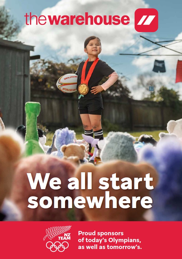 The Warehouse launches new ‘Start Here’ Tokyo Olympics campaign via TBWA\New Zealand