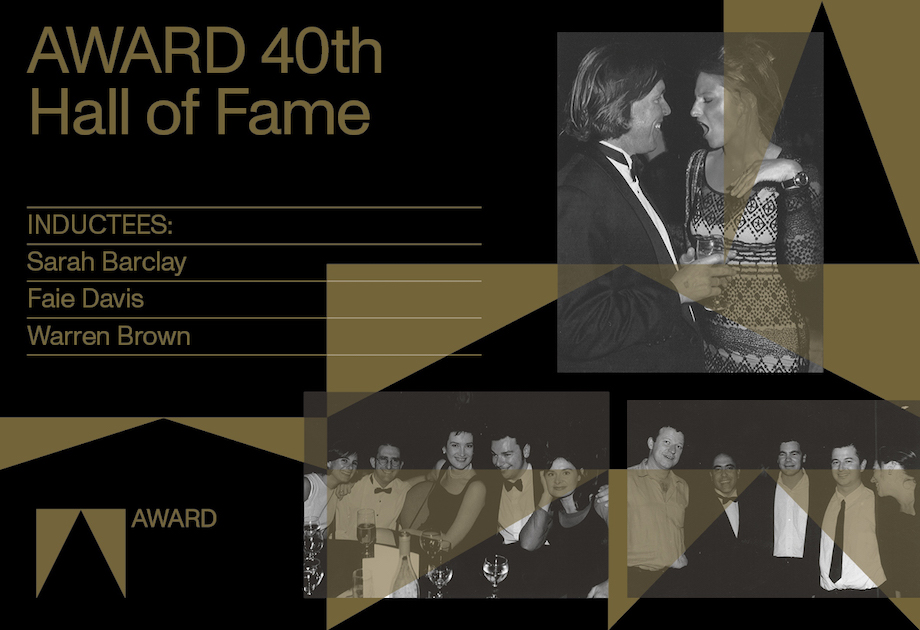 Ad legends Sarah Barclay, Faie Davis and Warren Brown inducted into AWARD’s Hall of Fame