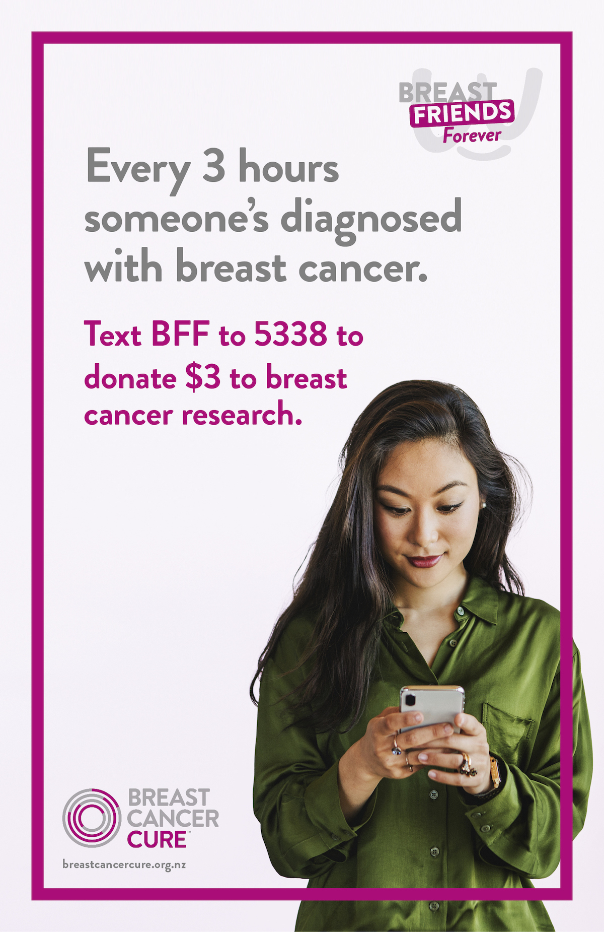 Breast Cancer Cure unveils new ‘Best Friends Forever’ fundraising campaign via Republik