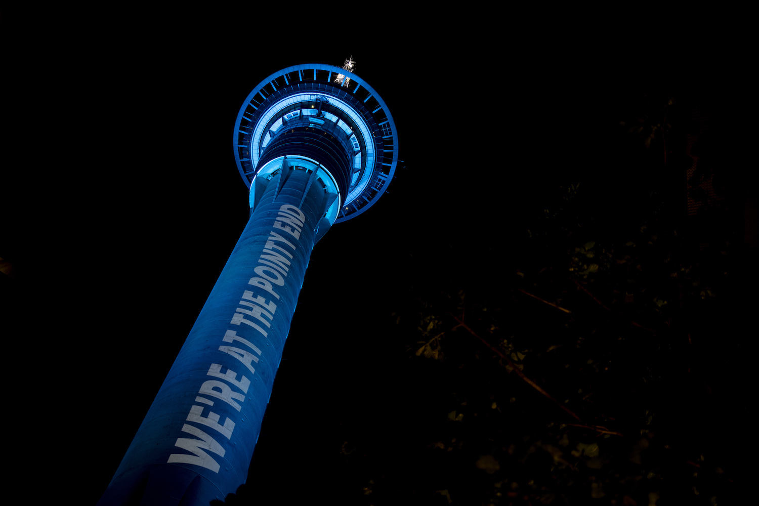 TBWA\NZ, NZME, The Warehouse, 2Degrees, SkyCity and Goodman Property light up the world’s biggest needle in new vaccination campaign