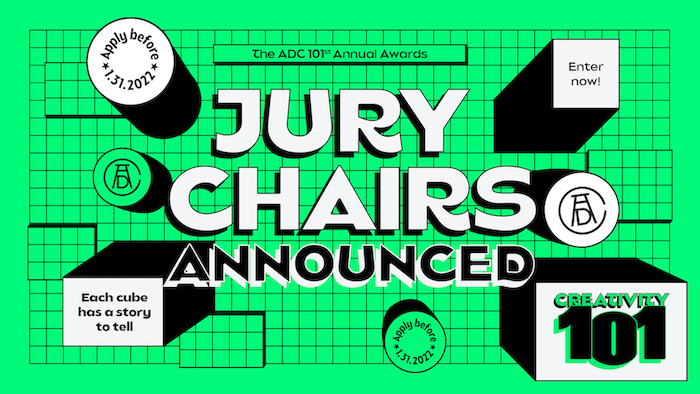 Jury Chairs revealed for ADC 101st Annual Awards