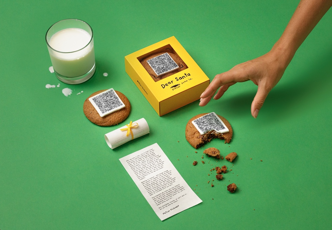 New Zealand agency Motion Sickness saves Christmas with launch of Santa QR Cookies