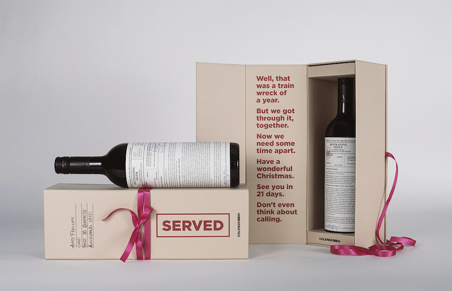 Colenso BBDO serves clients with a 21 day restraining order over the Christmas holidays