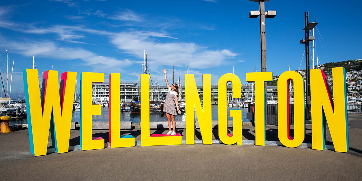 WellingtonNZ launches giant sculptural ‘WELL_NGTON’ sign via The Glue Society