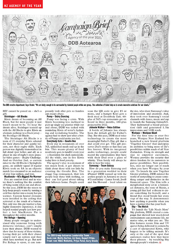 Creative + Effective: DDB Aotearoa crowned Campaign Brief New Zealand Agency of the Year